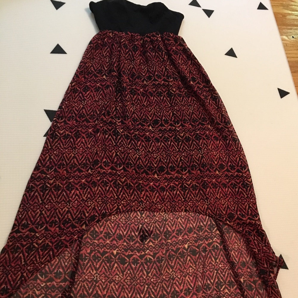 Strapless bandeau dress
